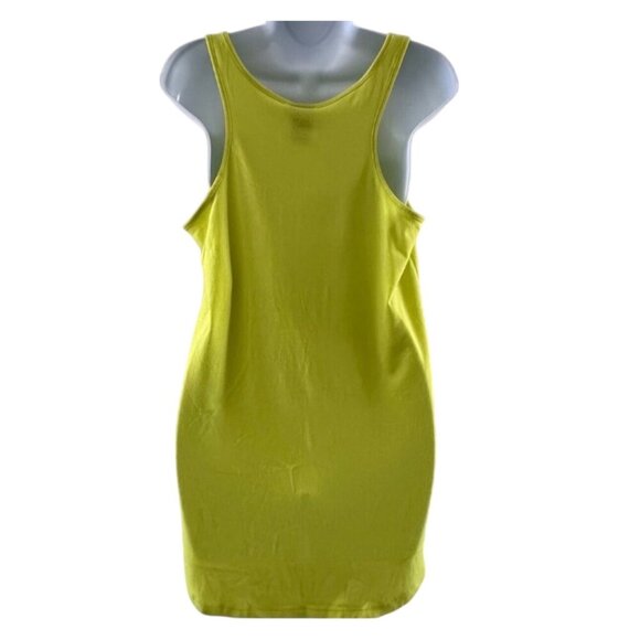 Rue21 Womens Lime Green Tank Top L Rayon/Spandex Made In Vietnam - Picture 3 of 9